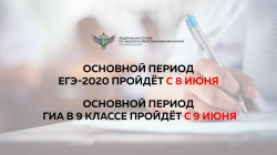Министерство просвещения России в связи с распространением коронавирусной инфекции COVID-19, приняло решение о переносе срока проведения государственной итоговой аттестации, единого государственного экзамена и основного государственного экзамена Министерство просвещения России в связи с распространением коронавирусной инфекции COVID-19, приняло решение о переносе срока проведения государственной итоговой аттестации, единого государственного экзамена и основного государственного экзамена